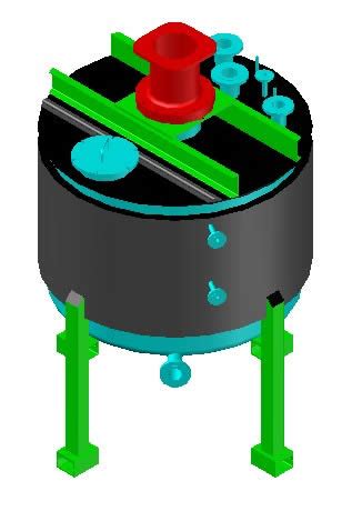 Tanque De Almacenamiento En Dwg Kb Librer A Cad