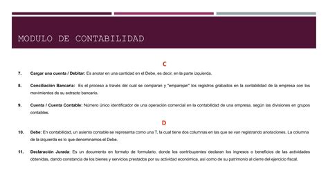 Glosario Contabilidad PPT