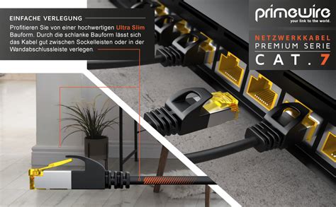 Csl M Cm Cat Netzwerkkabel Slim Patchkabel Rj Lan Ethernet