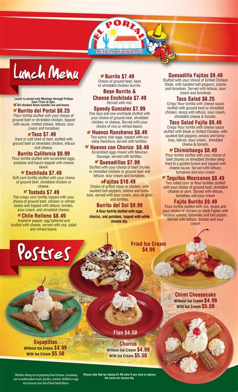 El Portal Mexican Restaurant Waverly Menu Reviews Photos