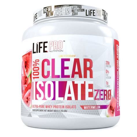 Life Pro Clear Isolate Zero G Gorilla Fitness Nutrici N