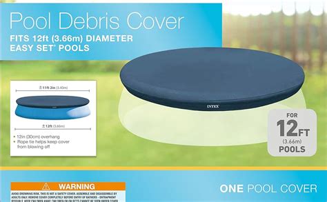 Intex E Easy Set Foot Round Pool Cover Amazon Ca Patio Lawn