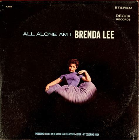 Brenda Lee – All Alone Am I (1963, Vinyl) - Discogs