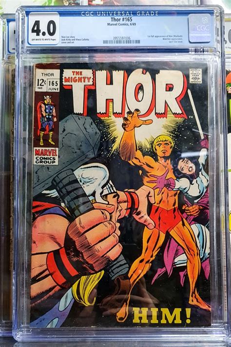 Thor 165 CGC 1st Appearance Of Adam Warlock Hobbies Toys Books