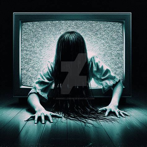 The Ring Movie The Demon Come Out Of The Tv By Johnbellemain On