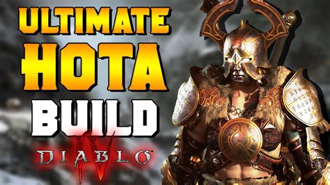 Ultimate Hota Barbarian Endgame Leveling Build For Diablo Youtube