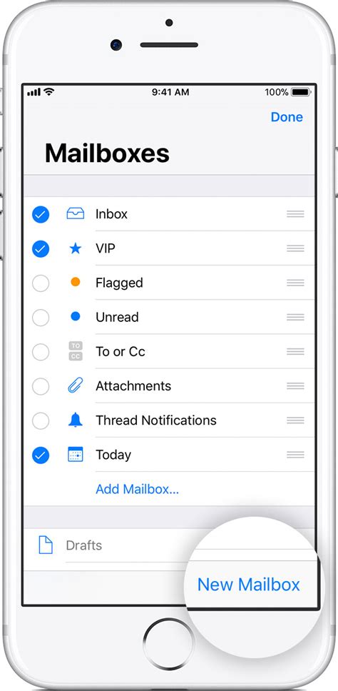 Use Mailboxes To Organize Emails On Your Iphone Ipad And Ipod Touch Apple Support