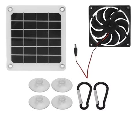 Kit De Ventilador De Painel Solar 10w Powered Exhaust 5v Imp