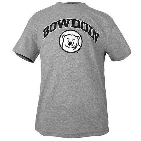 Youth Tee with Bowdoin & Mascot Medallion from Champion – The Bowdoin Store