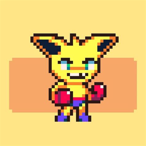 Lucas Godoy On Instagram Day 12 Luchador 🥊 Pixelart Pixel Pixel