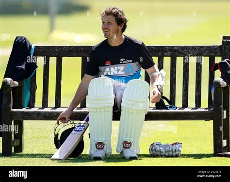 New Zealand S BJ Watling During A Nets Session At Edgbaston Birmingham