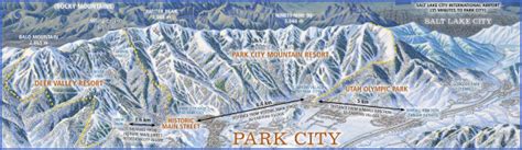 Park City Mountain Resort Map - ToursMaps.com