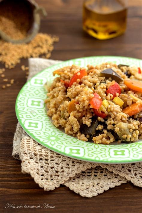 Cous Cous Integrale E Verdure Couscous Con Verdure Annatorte