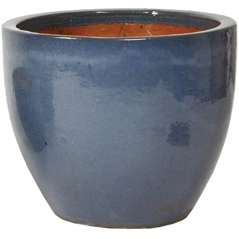 M Collections Pflanztopf Egg Pot Glazed 22 Cm X 22 Cm Grau Kaufen Bei OBI