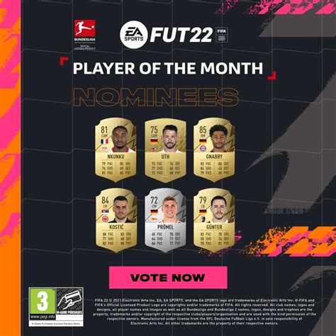 Fifa Nomination Potm Di Aprile Della Bundesliga Fifaultimateteam It