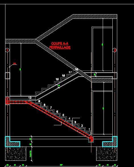 Detalle Escalera En Autocad Librer A Cad