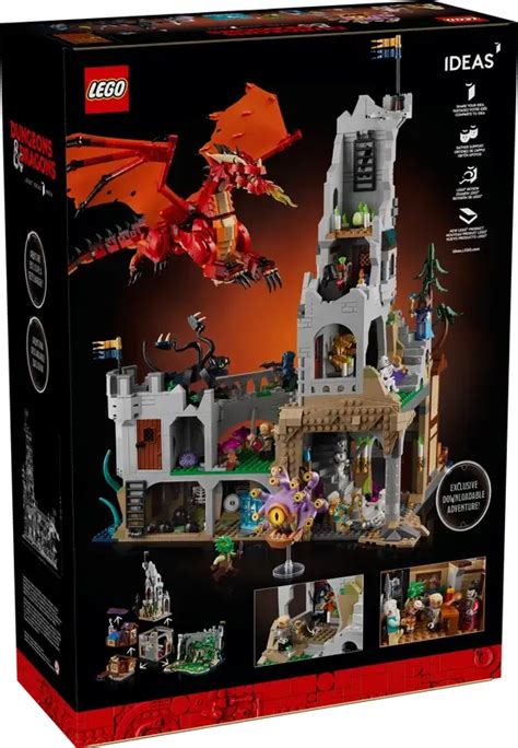 LEGO Dungeons And Dragons Red Dragons Tale 21348 Officially Revealed