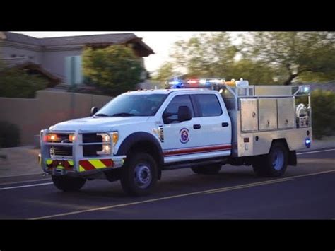 RARE Scottsdale Fire Dept Brush 613 Responding YouTube