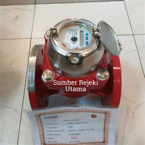 Promo Meteran Air Limbah Shm Flange Inch Dn Meteran Air Kotor