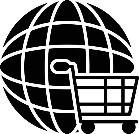 World Cart Glyph Icon 9770984 Vector Art At Vecteezy