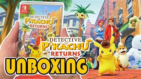 Detective Pikachu Returns Nintendo Switch Unboxing YouTube