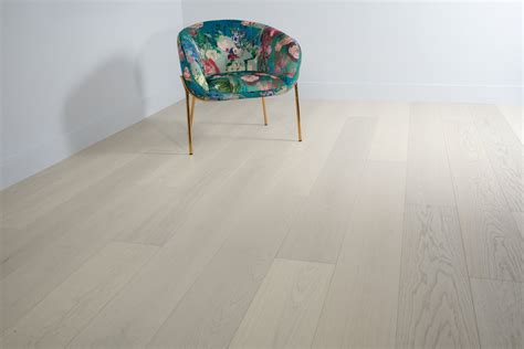 Pearl White 8 58″ Wide White Oak Engineered Hardwood Flooring Adm