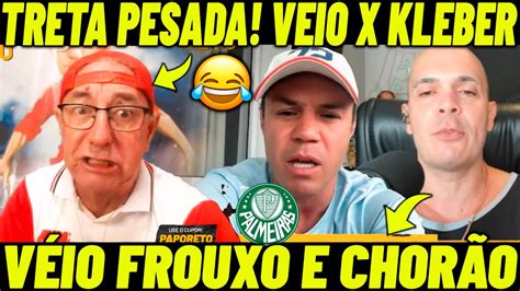 VÉIO FROUXO E CHORÃO TRETA PESADA KLEBER X VÉIO FANÁTICO PERDEU A