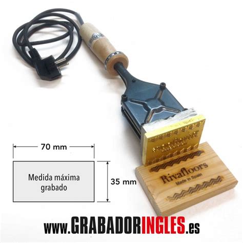 Sello Para Madera Con Termograbado Tienda Online Grabador Ingles