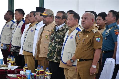 Pencanangan Gerbangdutas Tahun Di Mbd Oleh Menkopolhukam Dan Mendagri