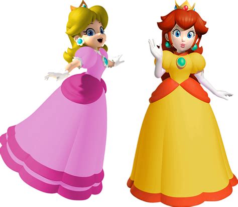 Color swapped Princess Daisy and Princess Peach : r/gaming