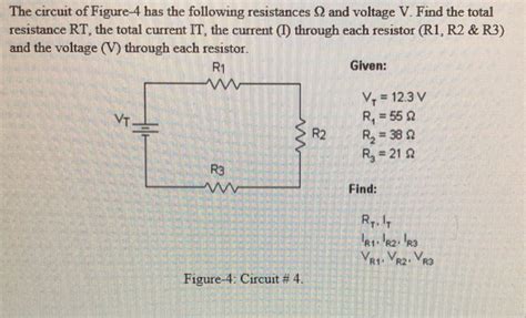 Solved The Circuit Of Figure Has The Following Resistances Chegg