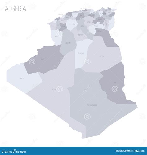 Mapa Pol Tico Da Arg Lia Das Divis Es Administrativas Ilustra O Do