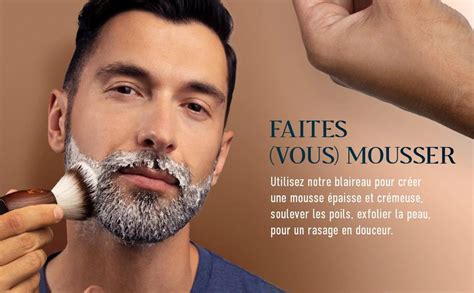 Gillette King C Gillette Blaireau Aux Fibres Douces Pour Homme Manche