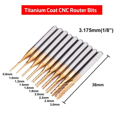 40pcs End Mills Cnc Router Bits Set 18 Shank Mcwdoit