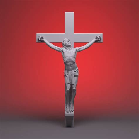 Jesus On The Cross Sculpture By E Lo Saatchi Art