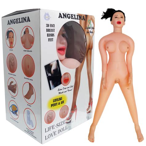 Dmuchana Sex Lalka Realistyczna Angelina 3D 13839349132 Allegro Pl