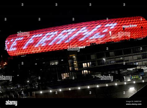 Muenchen Deutschland Janvier Aussenansicht Der Allianz Arena