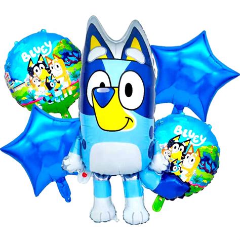 Balony Na Urodziny Bluey I Bingo Zestaw Balon W Urodzinowych Z Bajki