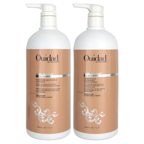 Ouidad Curl Shaper Good As New Moisture Restoring Shampoo & Conditioner ...