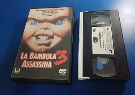 VHS LA Bambola Assassina 3 Di Jack Bender 1991 1992 Whalin