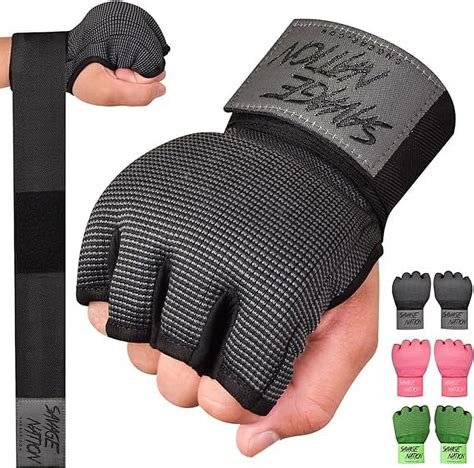 Besavage Boxing Hand Wraps Gel Padded Inner Gloves With Wrist Wraps For Mma Muay Thai