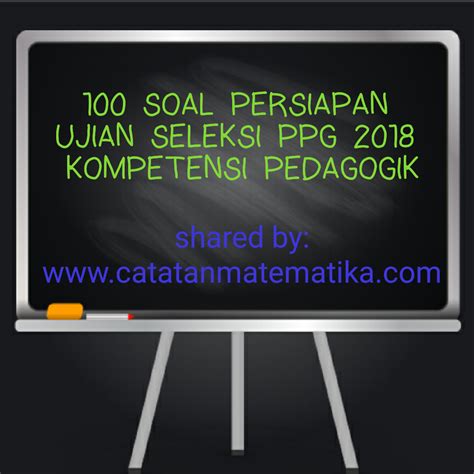 Soal Ppg Guru Matematika Beinyu