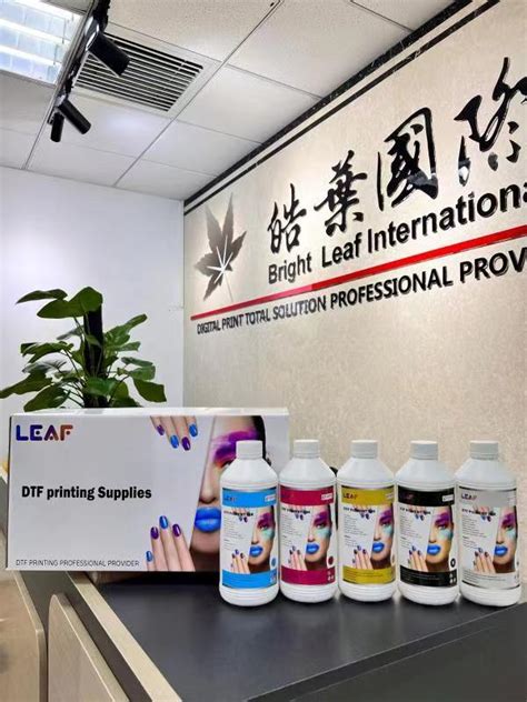 Leaf Factory Price Direct To Film White Ink Cmykw Pigment Digital Heat