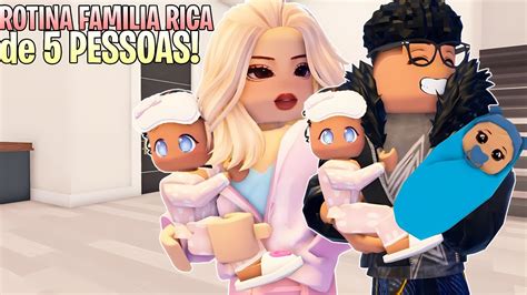 Rotina De Uma FamÍlia Rica De 5 Pessoas No Berry Avenue Rp Roblox 🏠 Melhores HistÓrinhas Roblox