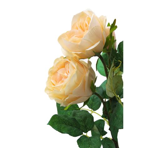 Tige De Rose Artificielle Orange Cm Roses Artificielles Artiplantes