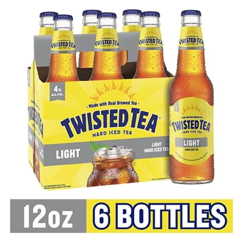 Twisted Tea Light Hard Iced Tea 12 Fl Oz Instacart