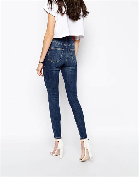 Monki Oki Highwaisted Jean At Skinny Jeans High Waist Jeans