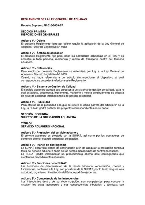 Descubre La Ley General De Aduanas Peru Enero 2025 CeficPeru Org