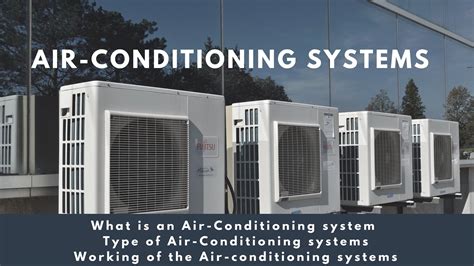 Types Of Air Conditioning System Summer Winter Year Round