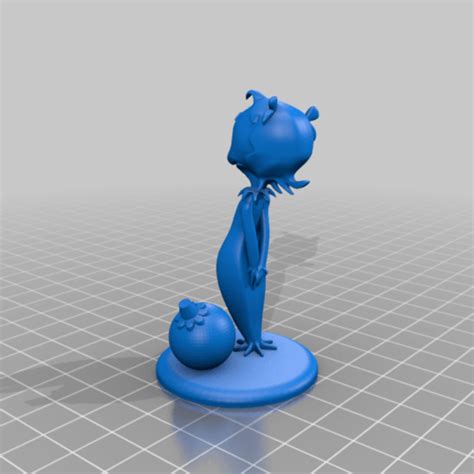 Download Free Stl File Cindy Lou Who • 3d Printable Template ・ Cults